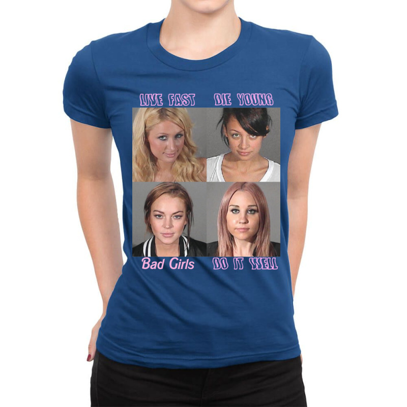 Paris Hilton 4 Ladies Fitted T-Shirt by majebiklaarw | Artistshot