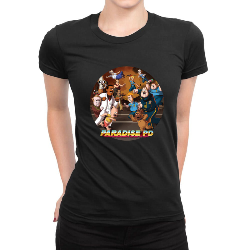 Paradise Pd War 1 Ladies Fitted T-Shirt by StarActon | Artistshot