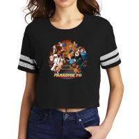 Paradise Pd War 1 Scorecard Crop Tee | Artistshot