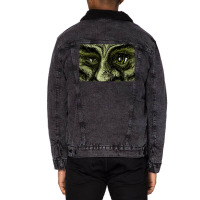 The Green Face Reloaded Unisex Sherpa-lined Denim Jacket | Artistshot