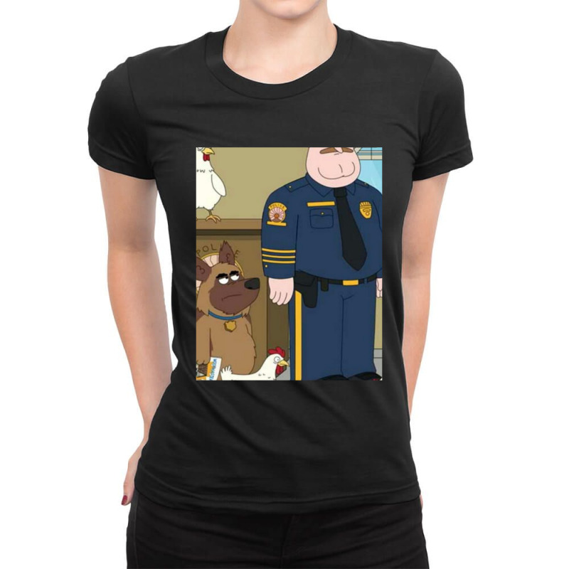 Paradise Pd Who Needs Criminals 12 Ladies Fitted T-Shirt by StarActon | Artistshot