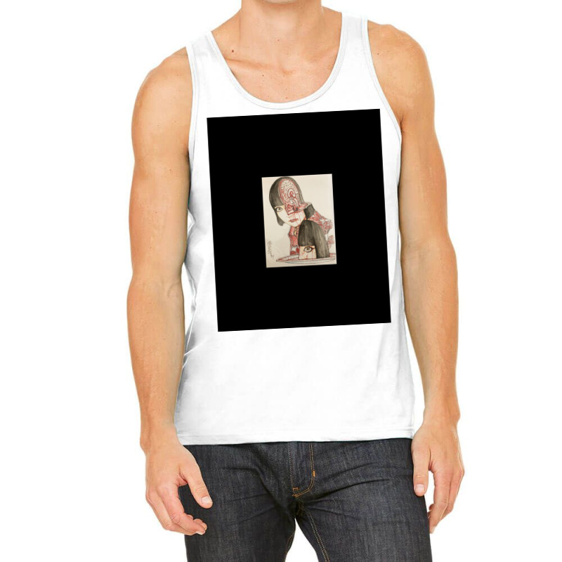 Japanese Student Head Cut Cake   Shintaro Kago   Japanese Horror Aesth Tank Top | Artistshot