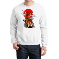 Japanese Tiger Crewneck Sweatshirt | Artistshot