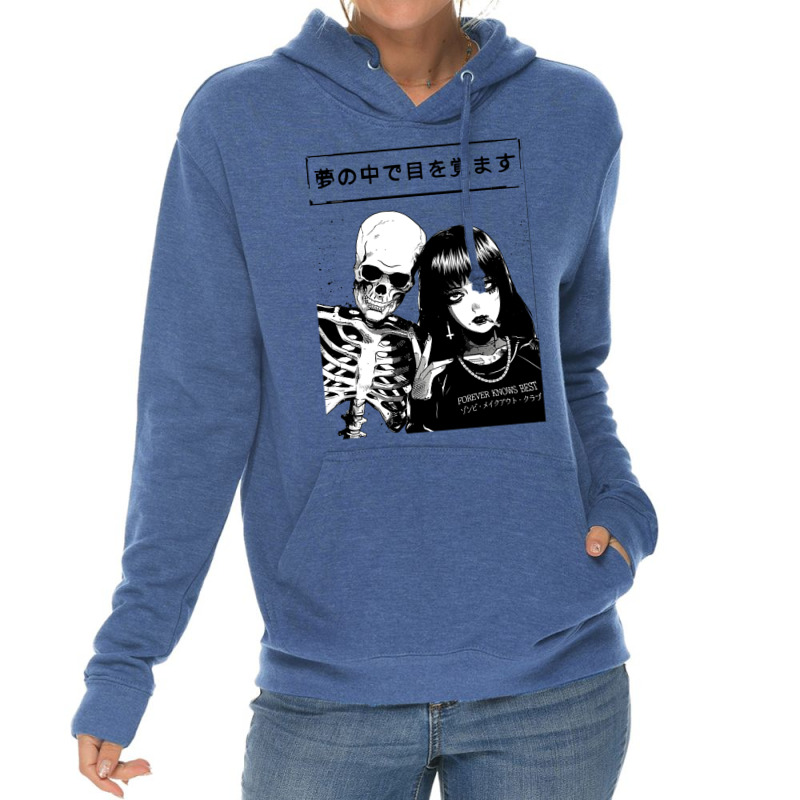 Japanese Vaporwave Spooky Love Lightweight Hoodie | Artistshot