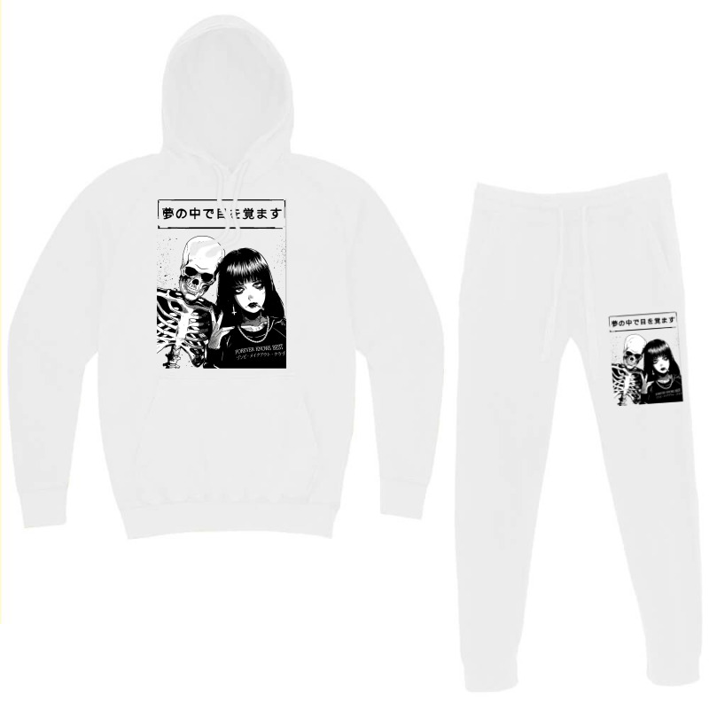 Japanese Vaporwave Spooky Love Hoodie & Jogger Set | Artistshot