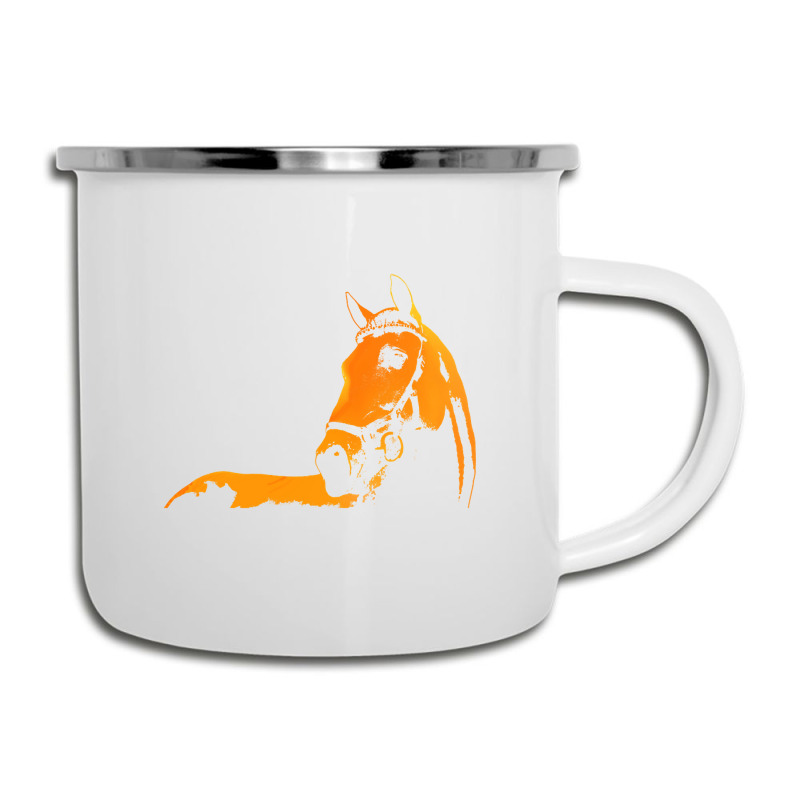 Trending Horse Silhouette Horse Illustration Colorful Camper Cup | Artistshot