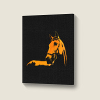 Trending Horse Silhouette Horse Illustration Colorful Portrait Canvas Print | Artistshot