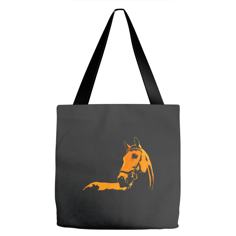 Trending Horse Silhouette Horse Illustration Colorful Tote Bags | Artistshot