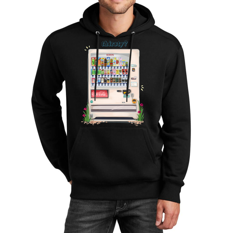 Japanese Vending Machine   Thirsty Unisex Hoodie | Artistshot