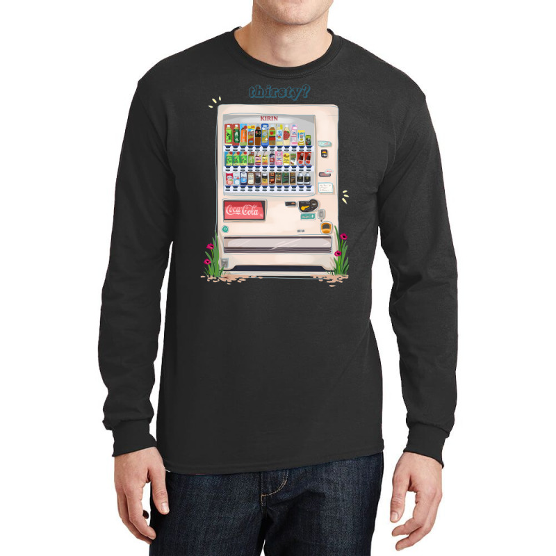 Japanese Vending Machine   Thirsty Long Sleeve Shirts | Artistshot