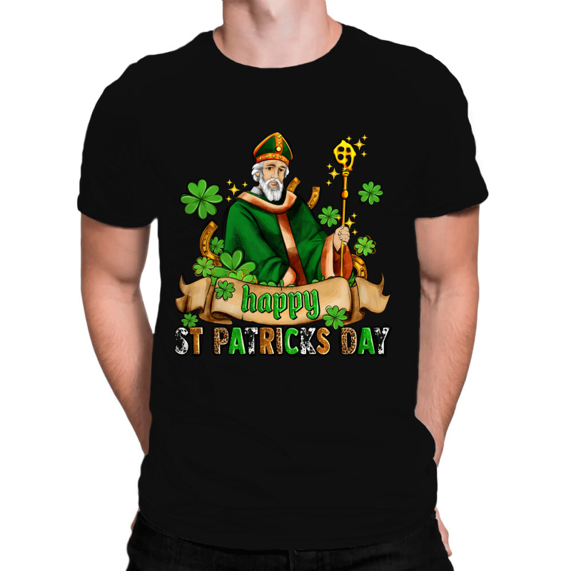 Happy St Patricks Day With St Patricks All Over Men's T-shirt | Artistshot