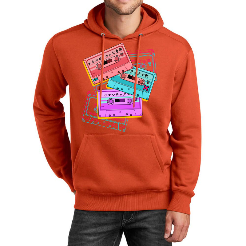 Japanese Version The Cute Set Of Retro Mixtapes (80s Unisex Hoodie | Artistshot