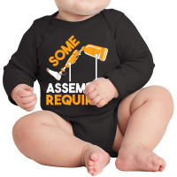 Prosthetic Leg Amputation Survivor Some Assembly Required T Shirt Long Sleeve Baby Bodysuit | Artistshot