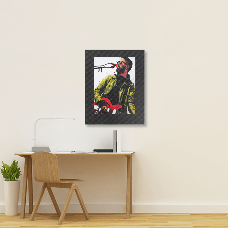 Liam Fray Portrait Canvas Print | Artistshot