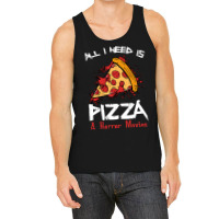 Bloody Pizza Horror Movies Costume Funny Food Halloween Gift Tank Top | Artistshot