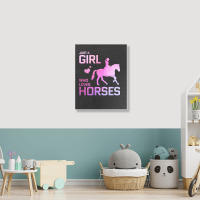 Trending Horse Racing-cmwq6 Portrait Canvas Print | Artistshot