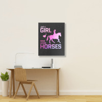 Trending Horse Racing-cmwq6 Portrait Canvas Print | Artistshot