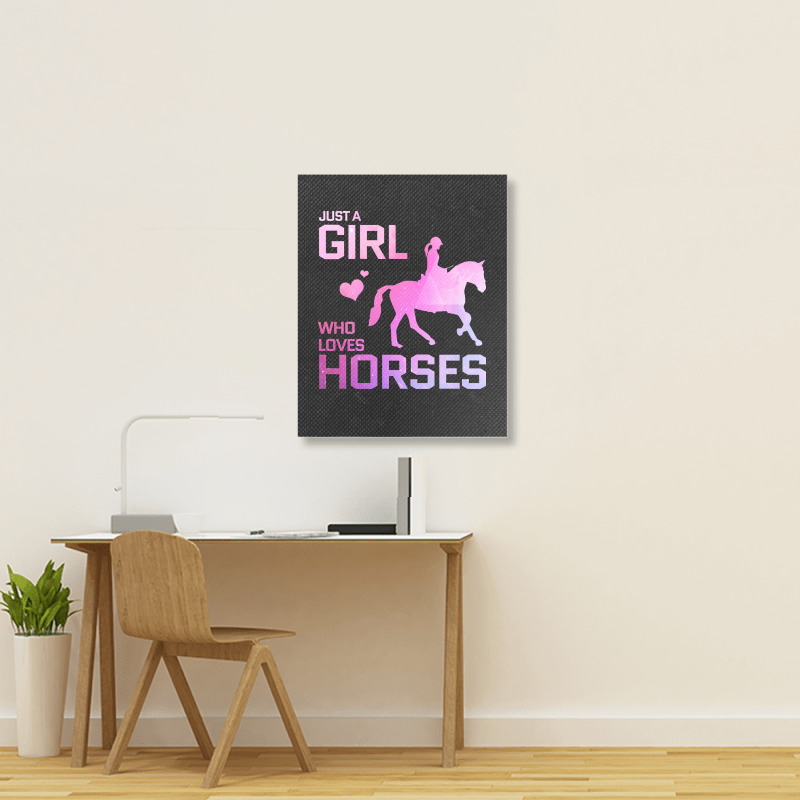 Trending Horse Racing-cmwq6 Portrait Canvas Print | Artistshot