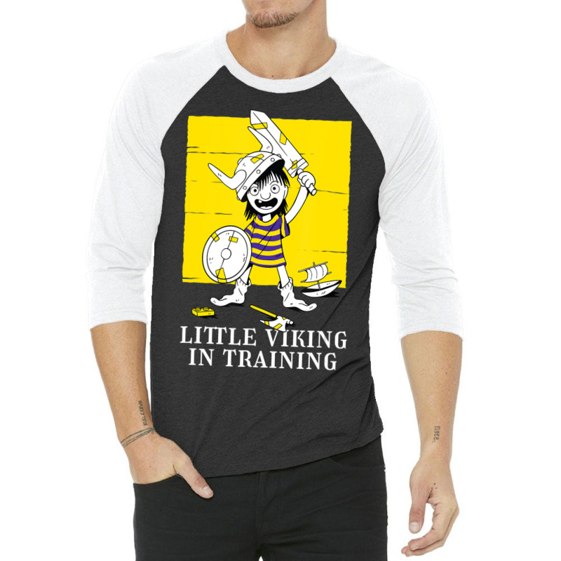 Limited Edition Little Viking In Training Kids Lil' Vikings 3/4 Sleeve Shirt | Artistshot