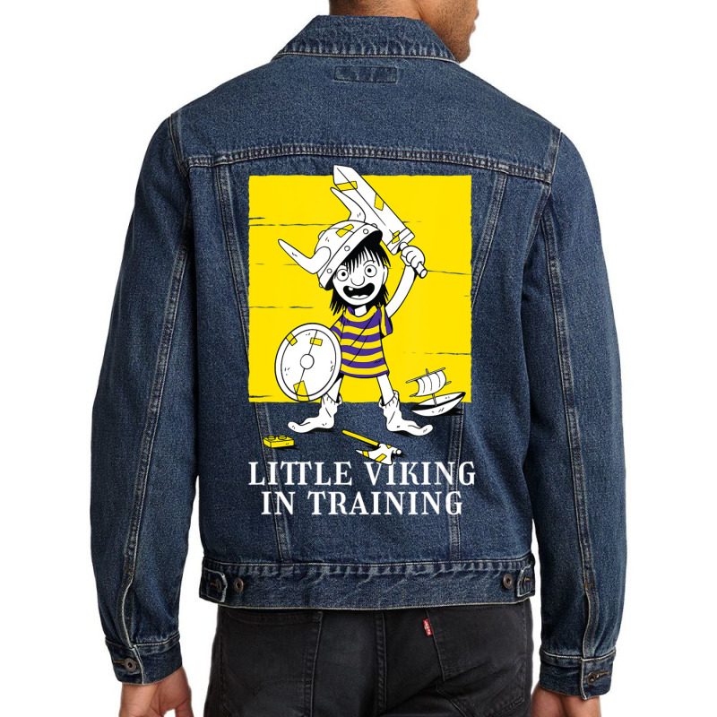 Limited Edition Little Viking In Training Kids Lil' Vikings Men Denim Jacket | Artistshot