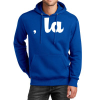 Comma La   Blue Unisex Hoodie | Artistshot