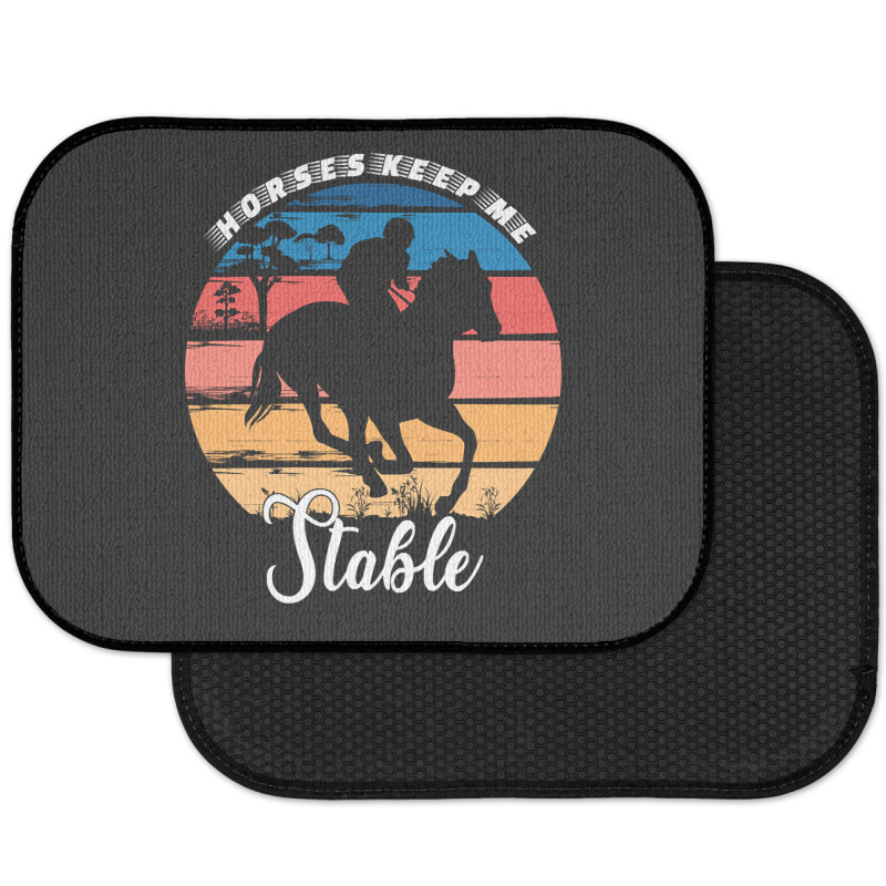 Hot Trend Horses Keep Me Stable Rear Car Mat | Artistshot