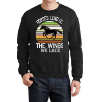 Trending Horses Lend Us The Wings We Lack Crewneck Sweatshirt | Artistshot