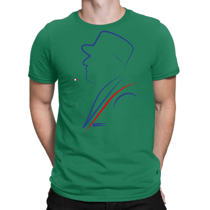 General De Gaulle French Head Of State Tricolor Fitted Scoop  Funny T-Shirt by keehanquakera | Artistshot