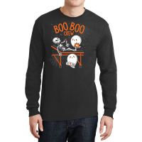 Boo Boo Crew Ghost Doctor Paramedic Emt Nurse Halloween Long Sleeve Shirts | Artistshot