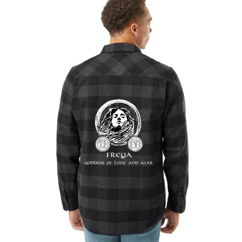 Hot Trend Medieval Norse Viking Mythology Goddess Freya Flannel Shirt | Artistshot