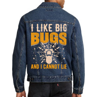 Hot Trend I Like Big Bugs And I Can't Lie Hairy Spider Tarantula Lover Men Denim Jacket | Artistshot