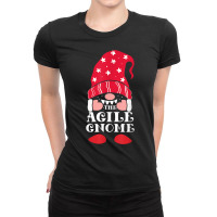 The Agile Christmas Gnome T Shirt Ladies Fitted T-shirt | Artistshot