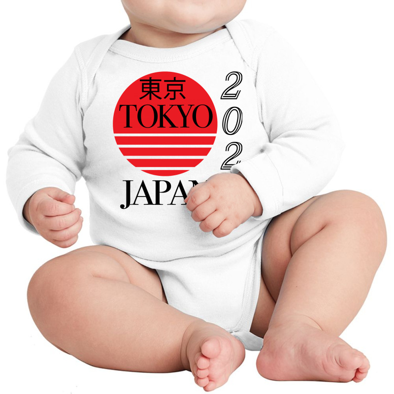 Tokyo Japan 2020 For Light Long Sleeve Baby Bodysuit by autlu2024 | Artistshot