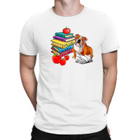 English Bulldog Sunglasses School Books First Day Of School T-shirt | Artistshot