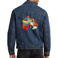 English Bulldog Sunglasses School Books First Day Of School Men Denim Jacket | Artistshot