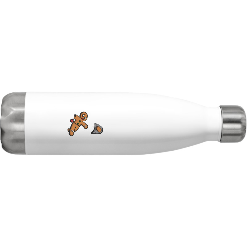 Gingerbread Man Bouldering Stainless Steel Water Bottle | Artistshot