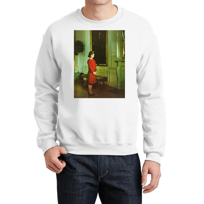 Jaqueline Quotjackiequot Kennedy Quotwhite House Tourquot   Summer Crewneck Sweatshirt by gouselauckt | Artistshot