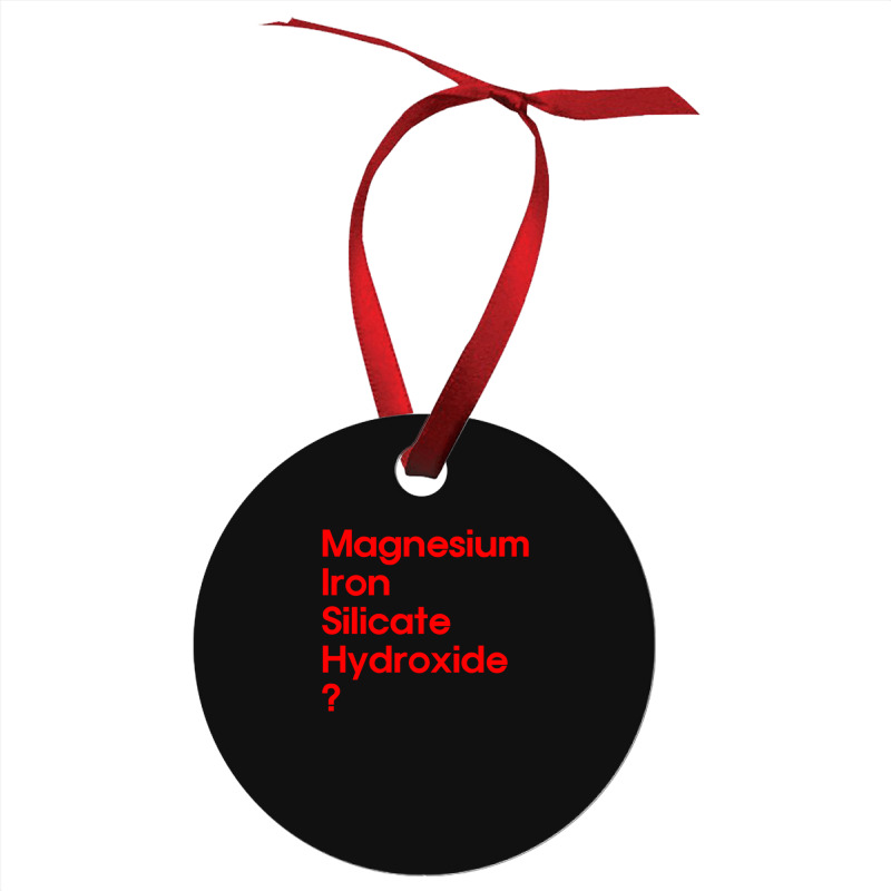 Magnesium Iron Silicate Hydroxide In Red Ornament | Artistshot