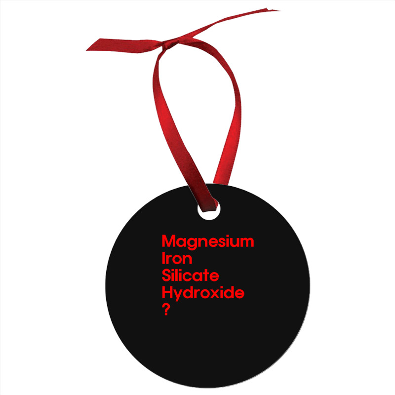 Magnesium Iron Silicate Hydroxide In Red Ornament | Artistshot