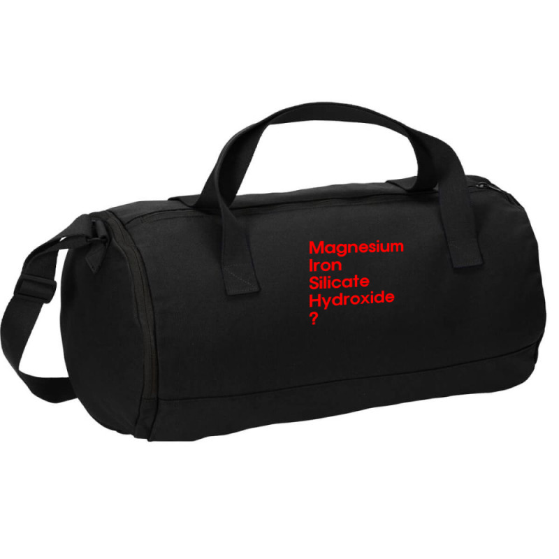 Magnesium Iron Silicate Hydroxide In Red Duffel Bag | Artistshot