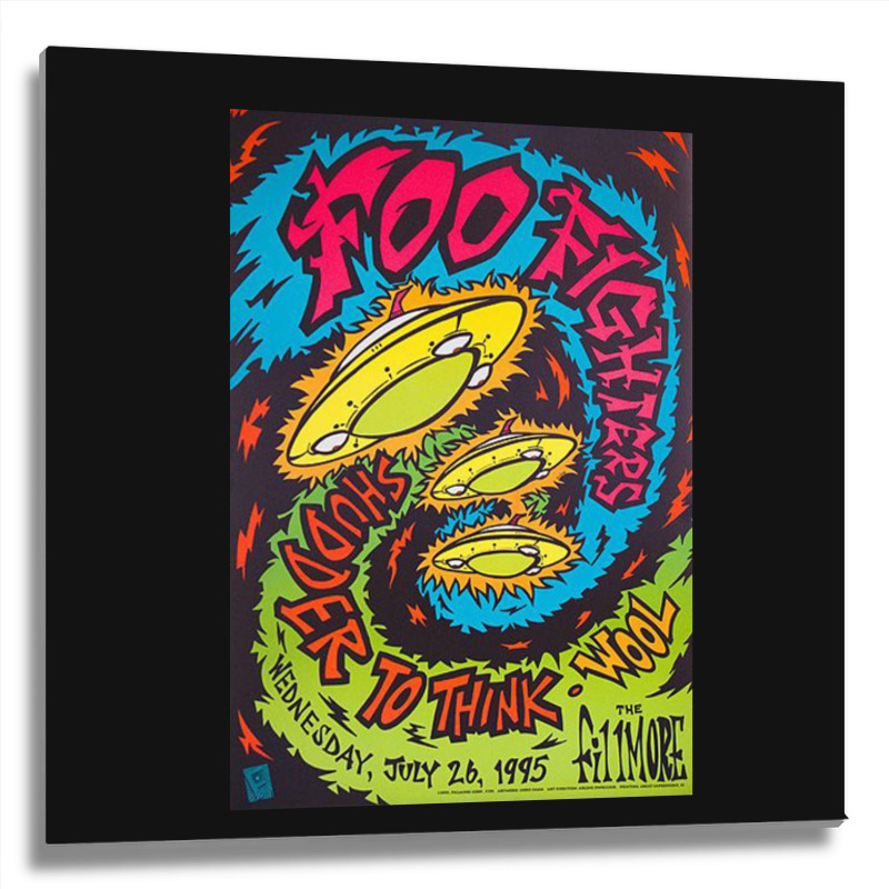 Shudder To Think Metal Print Square | Artistshot