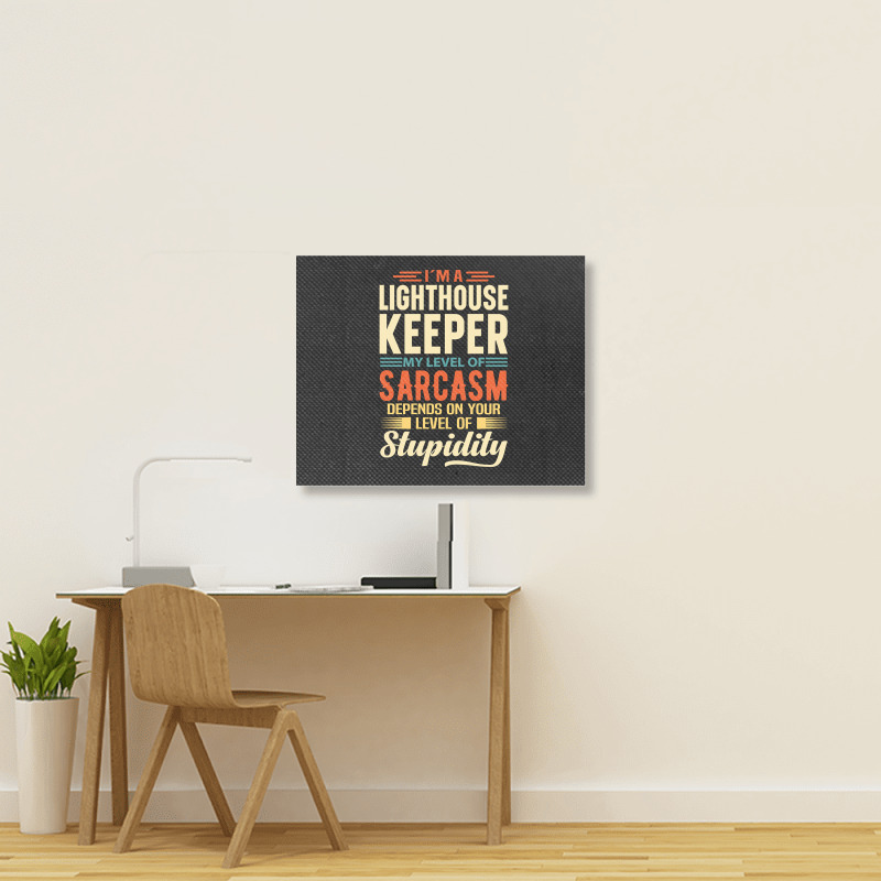 Trending I'm A Lighthouse Keeper Landscape Canvas Print | Artistshot