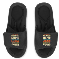 Trending I'm A Lighthouse Keeper Slide Sandal | Artistshot