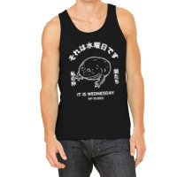 Hot Trend It Is Wednesday My Dudes Japanese Aesthetic Tank Top | Artistshot