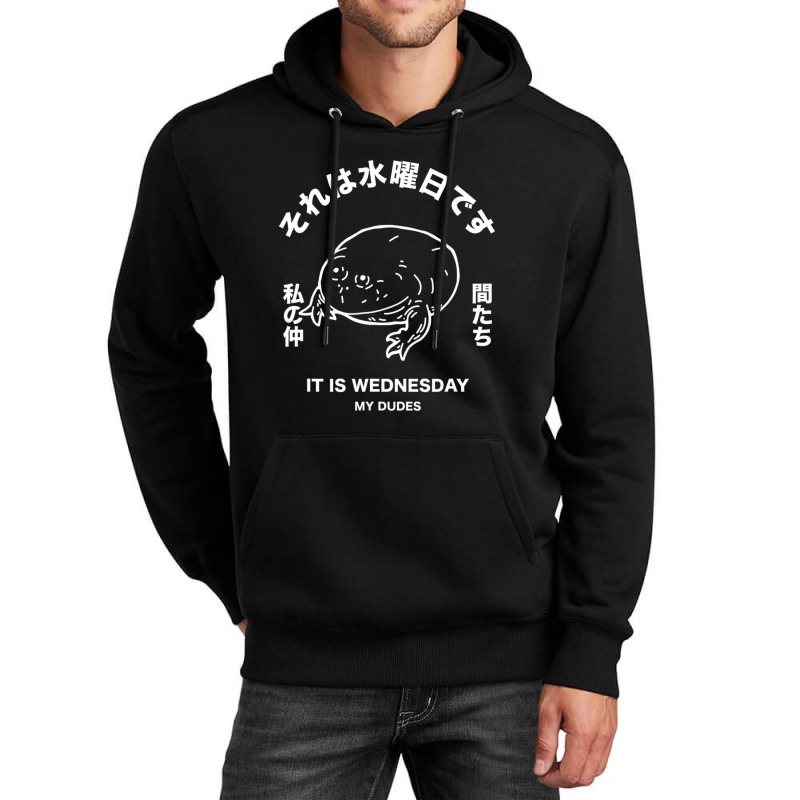 Hot Trend It Is Wednesday My Dudes Japanese Aesthetic Unisex Hoodie by Sierra Dennis | Artistshot