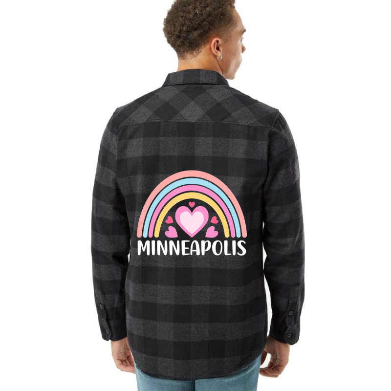 Limited Edition Minneapolis Minnesota Rainbow Flannel Shirt | Artistshot