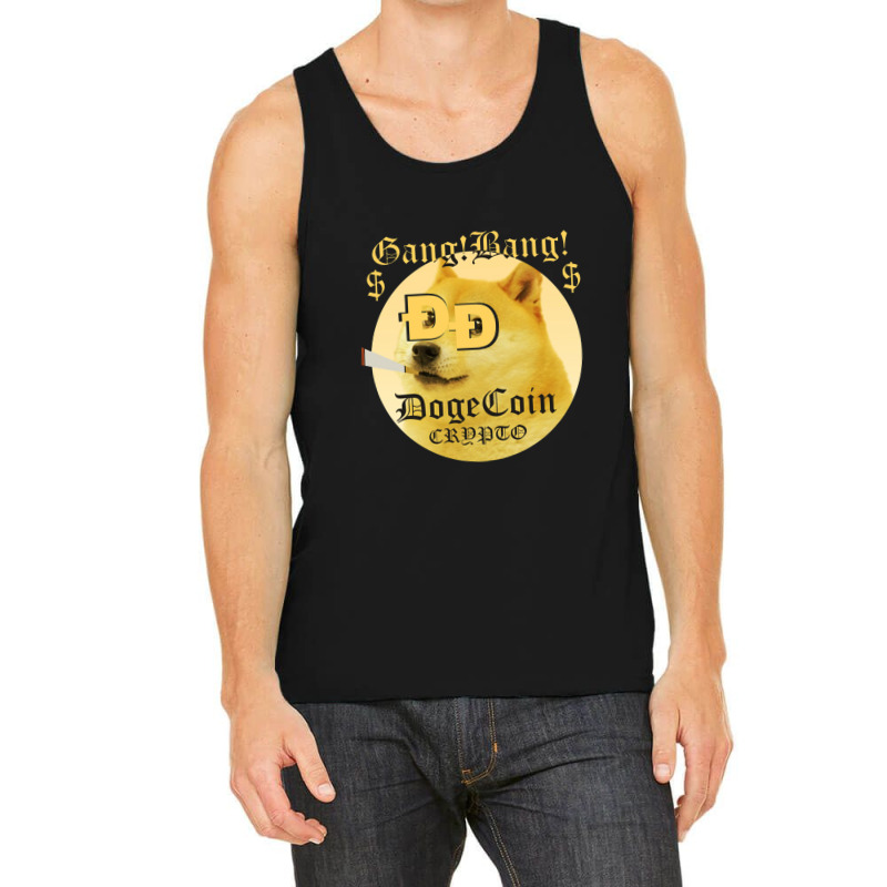 Dogecoin Crypto Gang! Bang! Tank Top | Artistshot