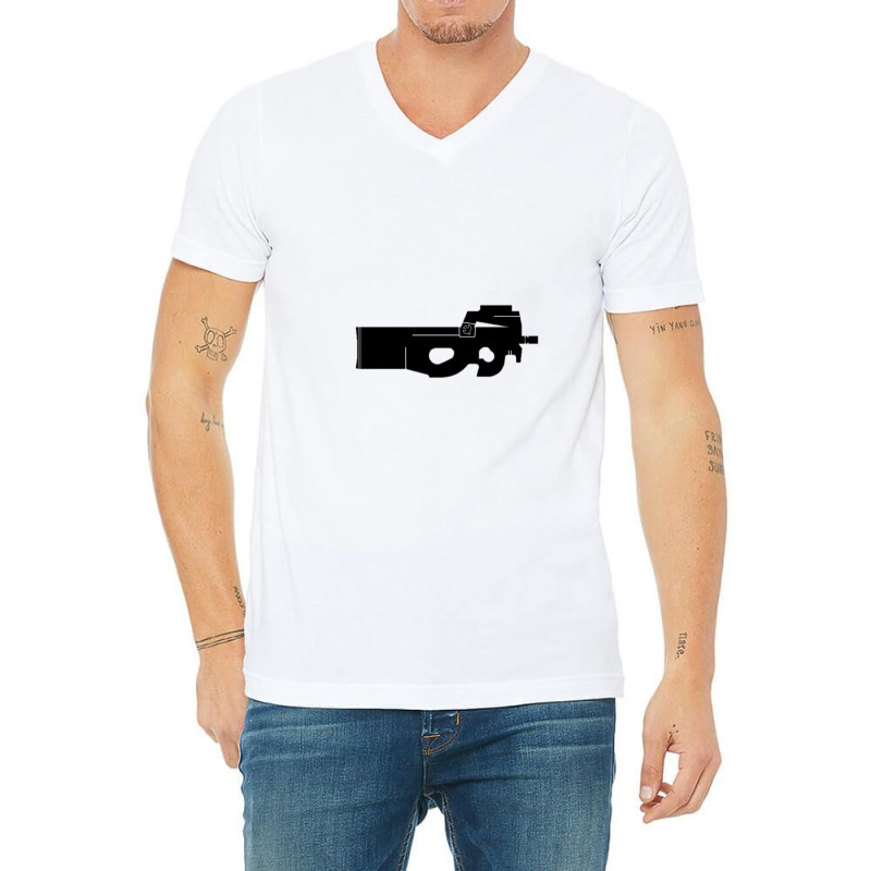 Peacemaker’s Gun In Ep8 V-neck Tee | Artistshot