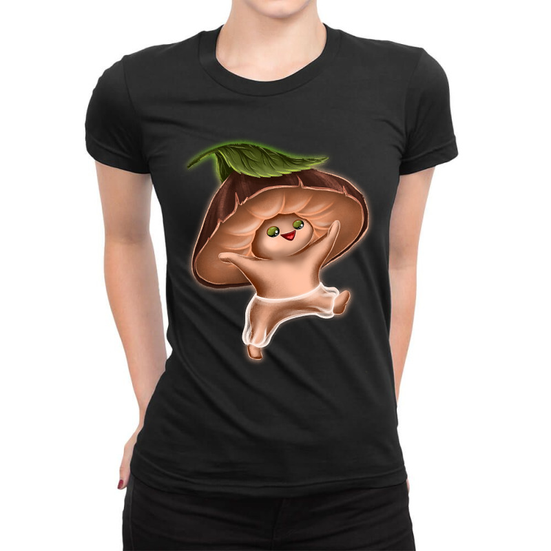 Limited Edition Mushroom-fpyns Ladies Fitted T-Shirt by Rios Arevalo | Artistshot