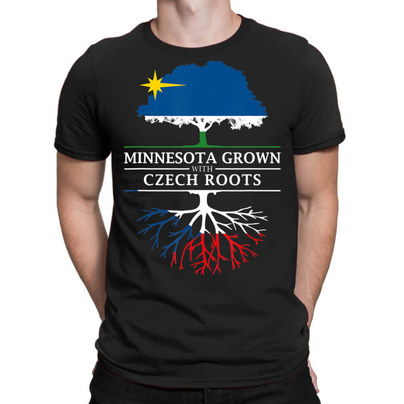 Trending Minnesota Grown With Czech Roots Czech Republic T-shirt | Artistshot